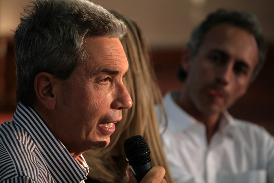 Padellaro e Marco Travaglio